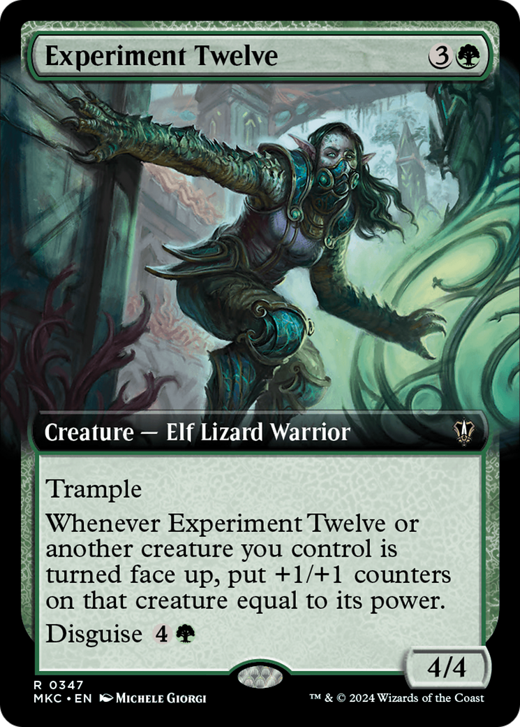 Experiment Twelve (Extended Art) [Murders at Karlov Manor Commander]