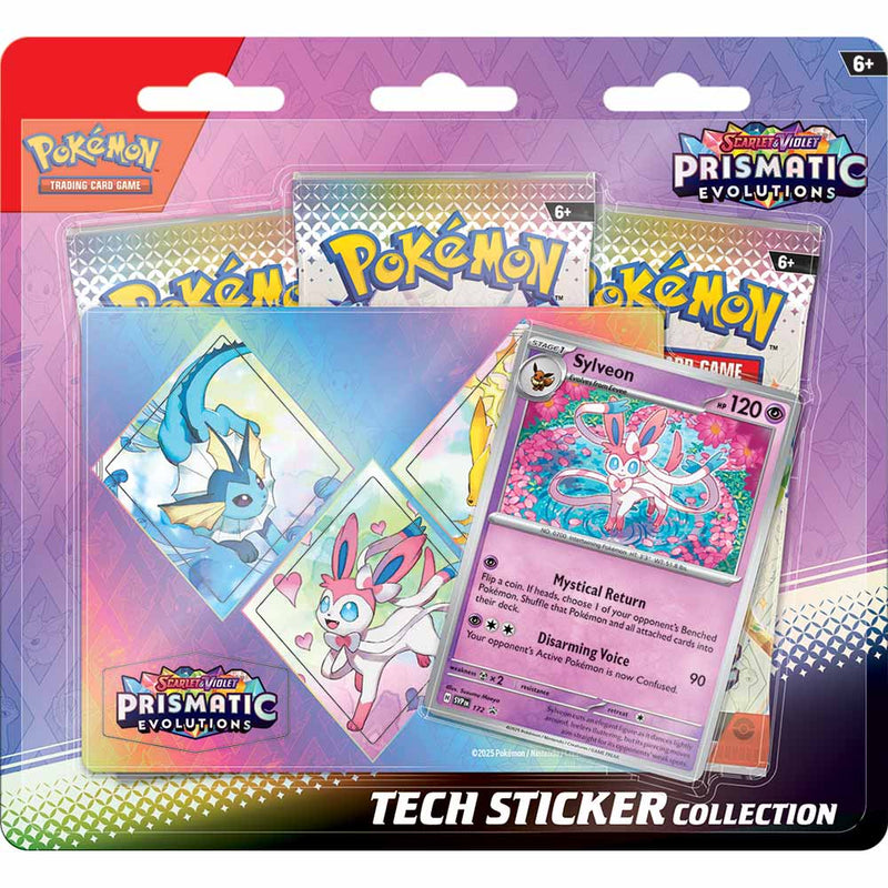 Scarlet & Violet - Prismatic Evolutions - Tech Sticker Blister