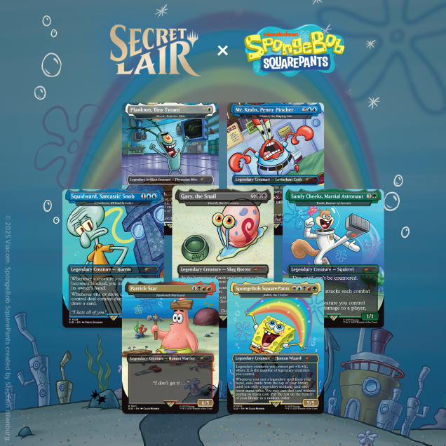 Secret Lair x SpongeBob SquarePants: Legends of Bikini Bottom Non-Foil Edition