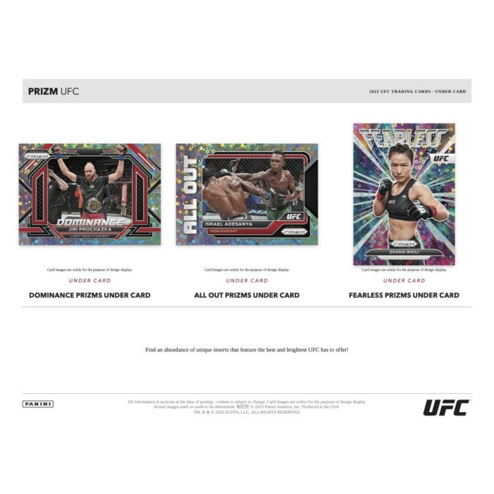 2023 Panini Prizm UFC Undercard Hobby Box | Individual Pack