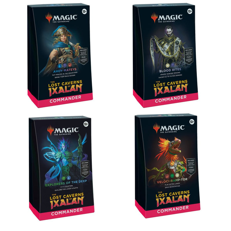 The Lost Caverns of Ixalan Commander Deck - Set of 4