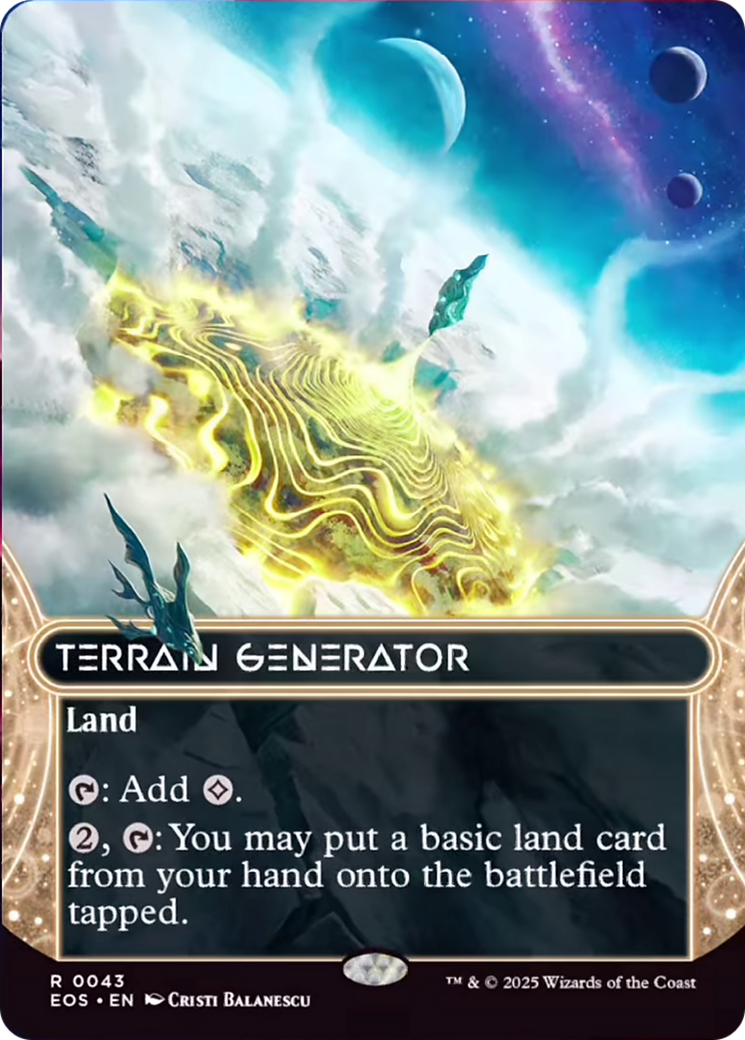 Terrain Generator (0043) (Borderless) [Edge of Eternities: Stellar Sights]