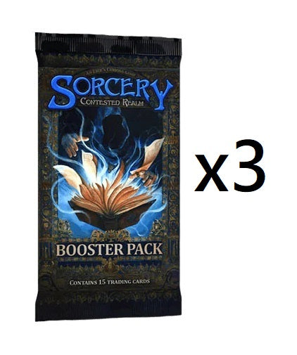 Sorcery: Contested Realm - Booster Pack x 3