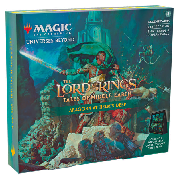 THE LORD OF THE RINGS: Aragon at Helm's Deep - Holiday Scene Box