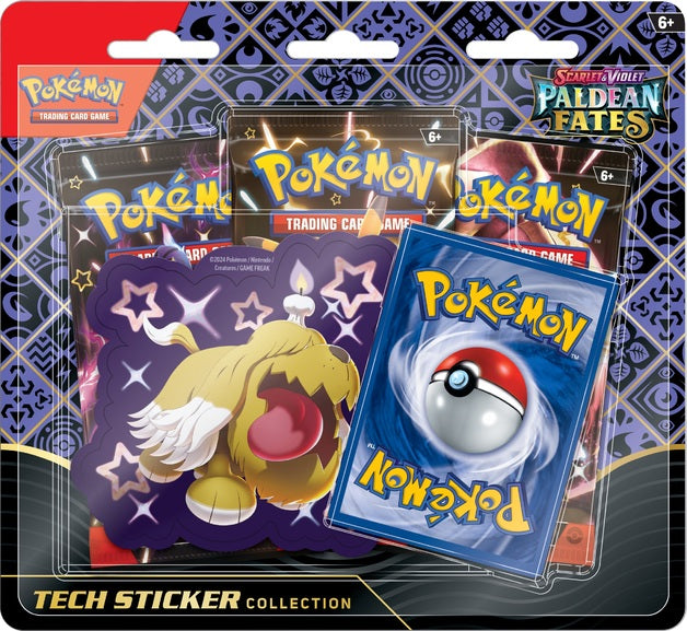Pokemon TCG: Paldean Fates - Tech Sticker Collection (Assorted Design)