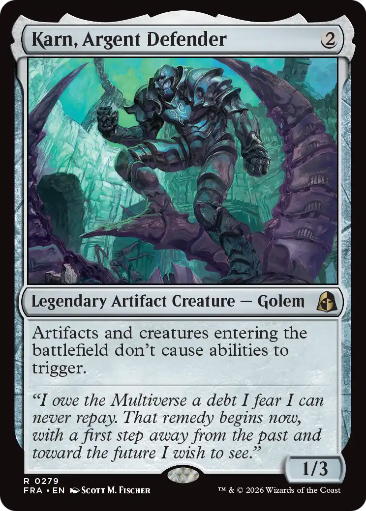 Karn, Argent Defender [Reality Fracture]