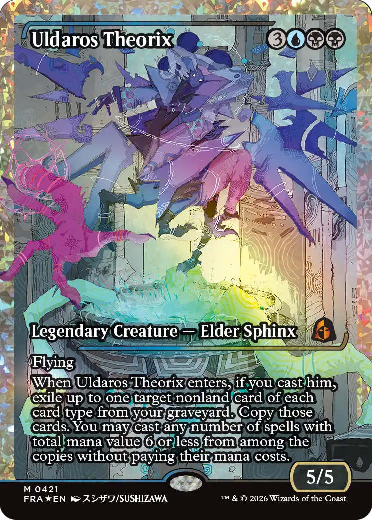 Uldaros Theorix (Showcase) (Fracture Foil) (0421) [Reality Fracture]