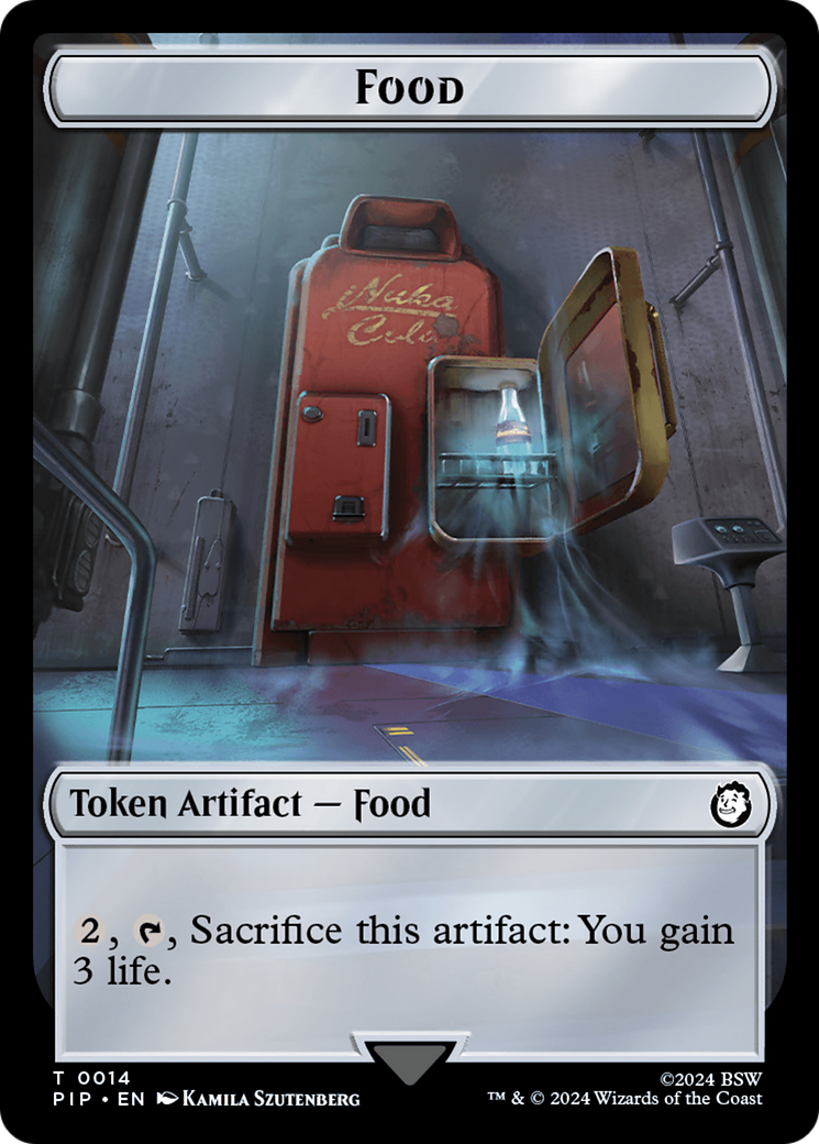 Food (0014) // Alien Double-Sided Token [Fallout Tokens]