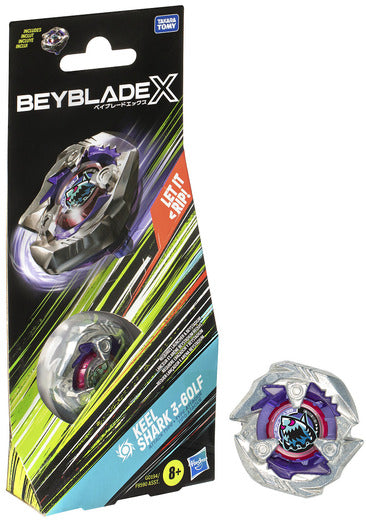 Beyblade X - Keel Shark 3-60LF Single Top Pack