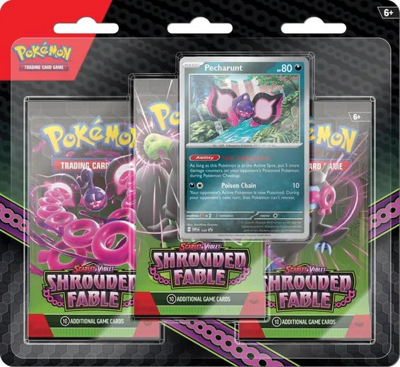 Scarlet & Violet - Shrouded Fable - 3-Pack Blister