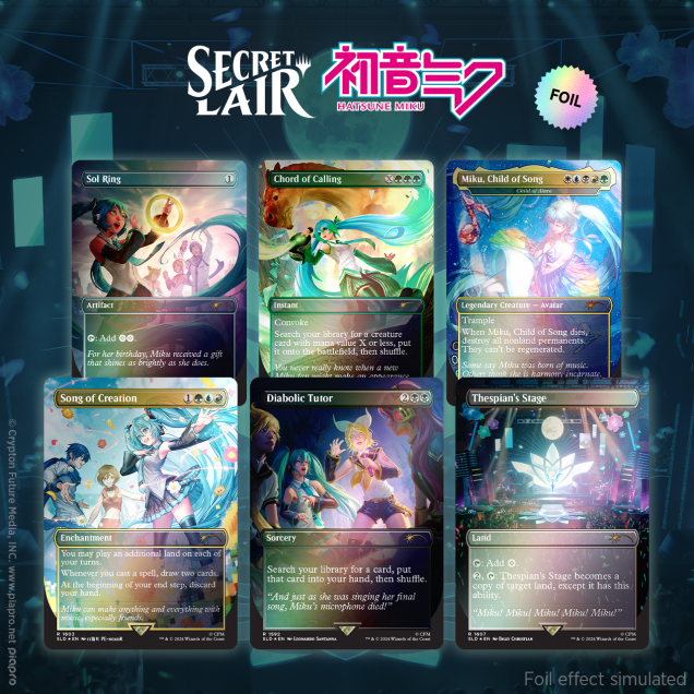 Secret Lair x Hatsune Miku: Digital Sensation EN Foil