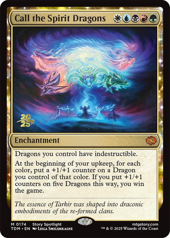 Call the Spirit Dragons [Tarkir: Dragonstorm Prerelease Promos]