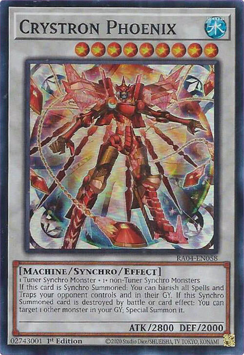 Crystron Phoenix [RA04-EN058] Super Rare