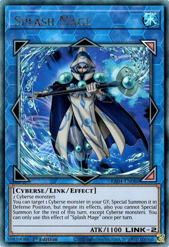 Splash Mage [RA04-EN080] Prismatic Ultimate Rare