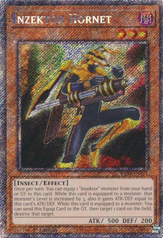 Inzektor Hornet [RA04-EN171] Platinum Secret Rare