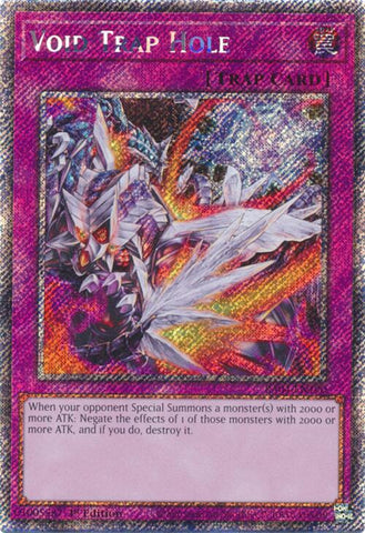 Void Trap Hole [RA04-EN190] Platinum Secret Rare