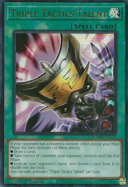 Triple Tactics Talent [BLMM-EN170] Ultra Rare