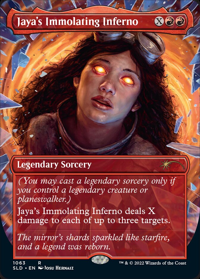 Jaya's Immolating Inferno (Borderless) [Secret Lair Drop Series]