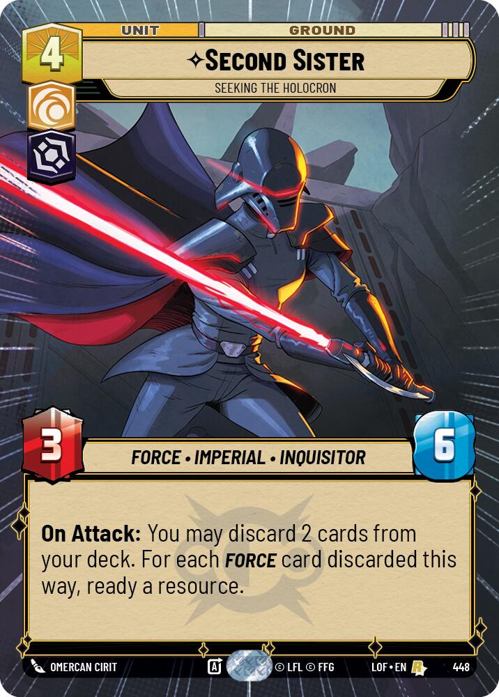 Second Sister - Seeking the Holocron (448) (Hyperspace) (448) [Legends of the Force]