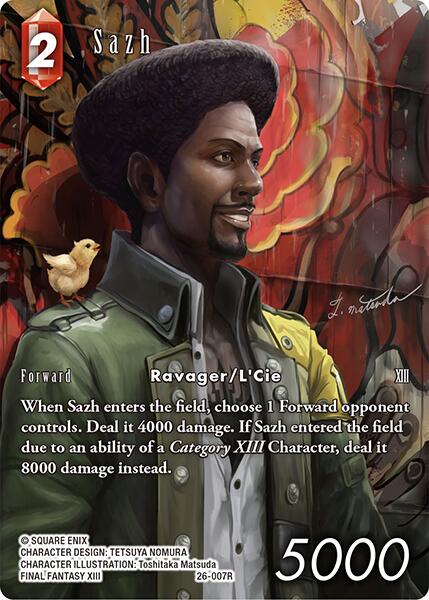 Sazh (Full Art) [Gunslinger in the Abyss]