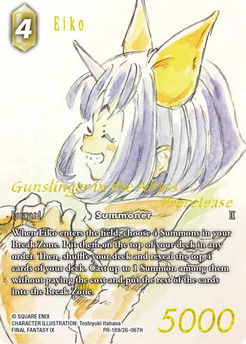 Eiko (Prerelease Promo) [Gunslinger in the Abyss]