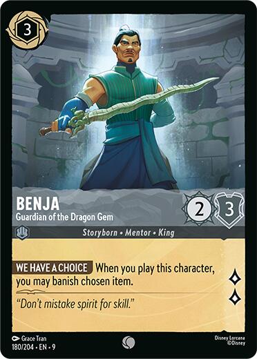 Benja - Guardian of the Dragon Gem (180/204) [Fabled]
