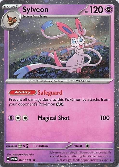 Sylveon (040/131) (Cosmos Holo) [Miscellaneous Cards]
