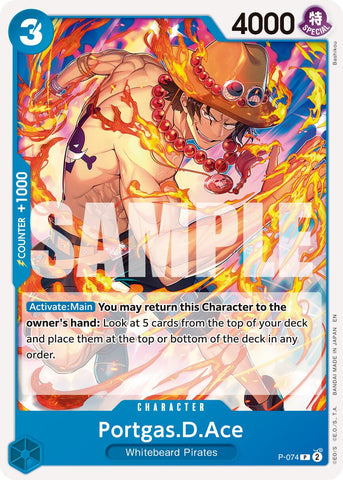 Portgas.D.Ace (P-074) (Reprint) [Premium Booster -The Best- Vol. 2]