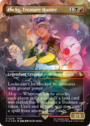 Locke, Treasure Hunter (Borderless) (Chocobo Track Foil) [FINAL FANTASY Commander]