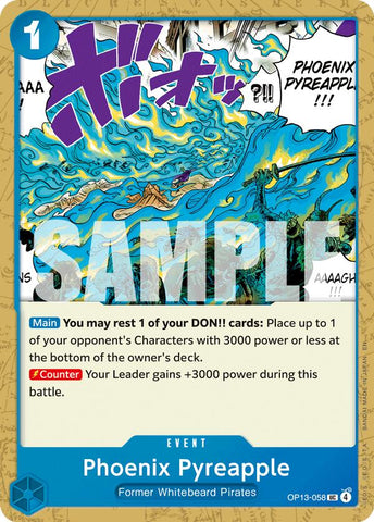 Phoenix Pyreapple [Carrying On His Will]