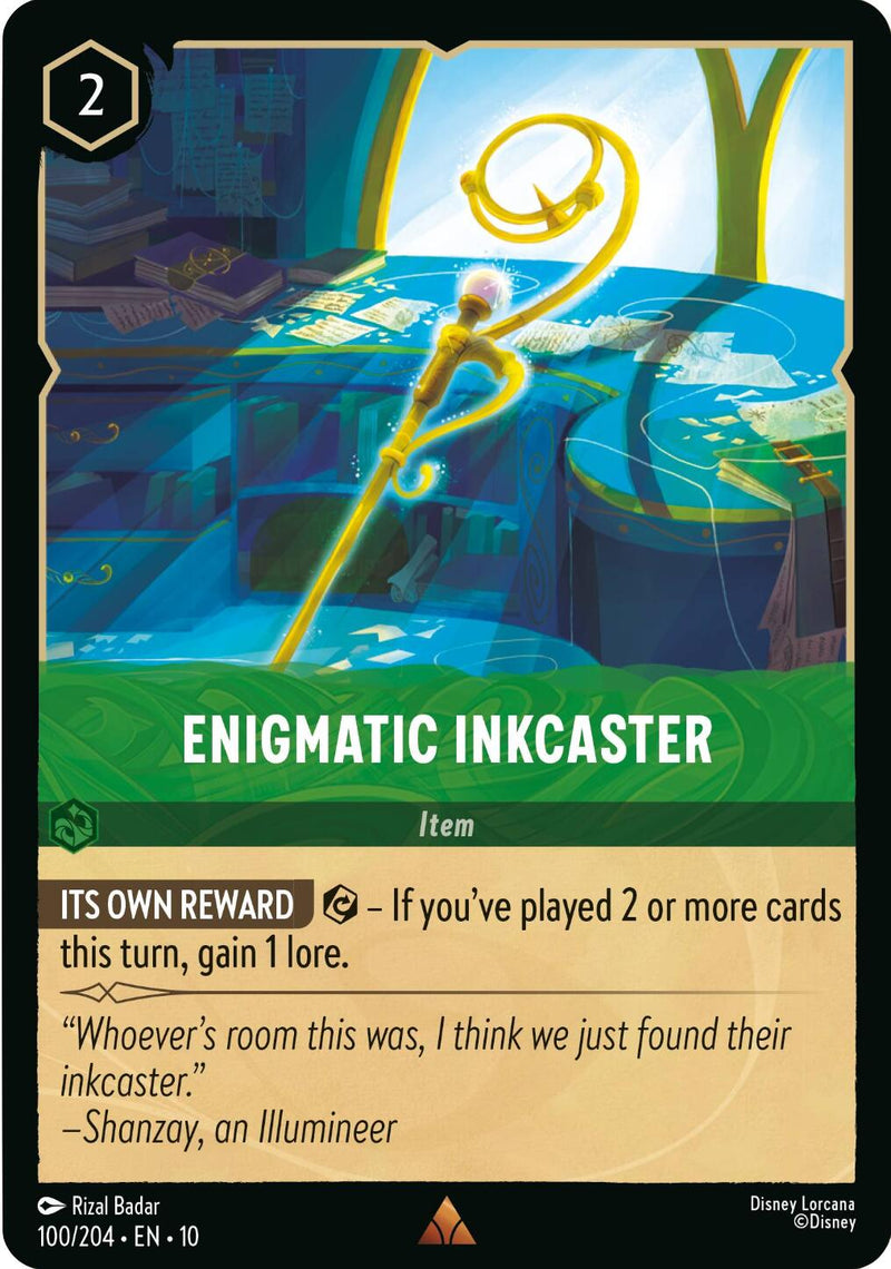 Enigmatic Inkcaster (100/204) [Whispers in the Well]