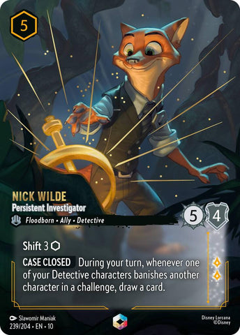Nick Wilde - Persistent Investigator (Enchanted) (239/204) [Whispers in the Well]