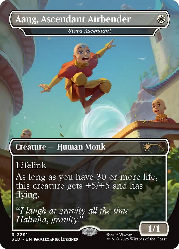 Aang, Ascendant Airbender - Serra Ascendant [Secret Lair Drop Series]