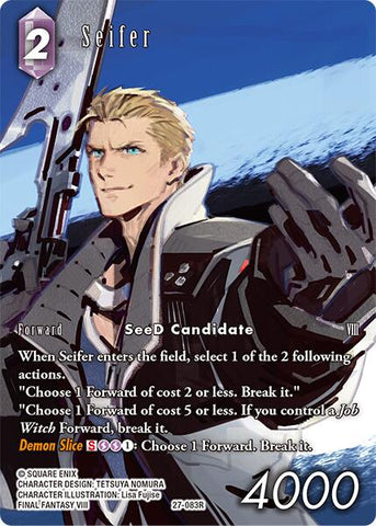 Seifer (Full Art) [Journey of Discovery]