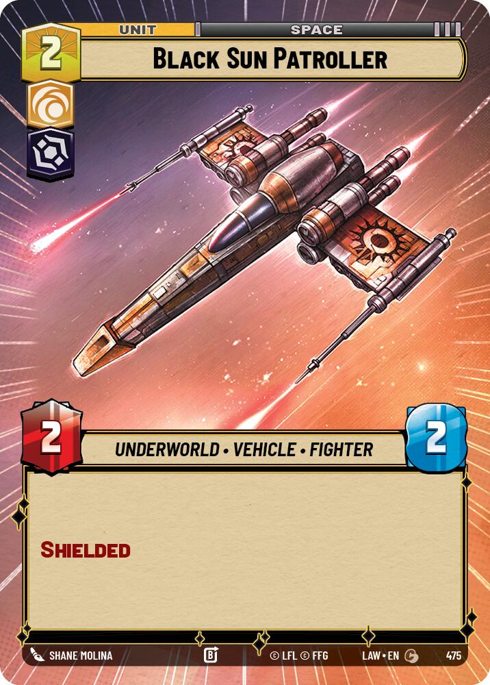 Black Sun Patroller (475) (Hyperspace) (475) [A Lawless Time]