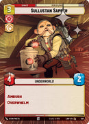 Sullustan Sapper (345) (Hyperspace Foil) (345) [A Lawless Time]