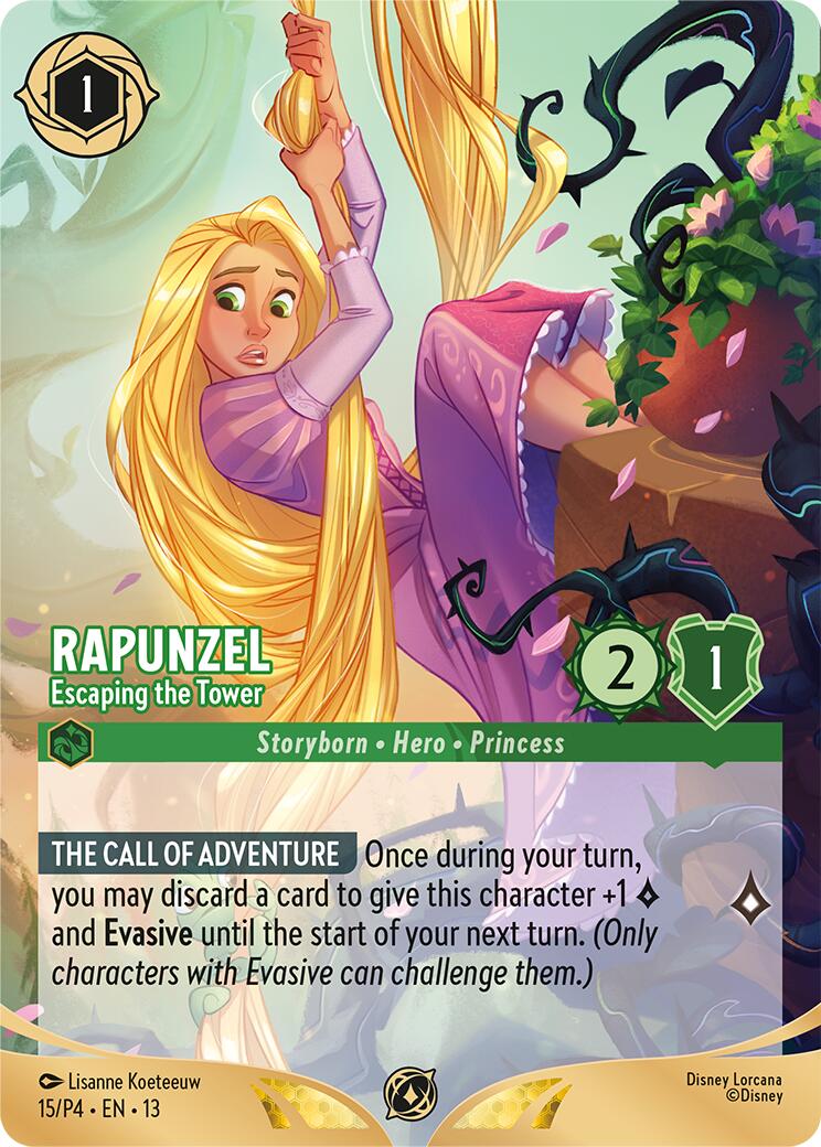 Rapunzel - Escaping the Tower (Store Championship Participant) (15) [Promo Cards]