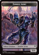 Zombie Army // Goblin Double-Sided Token [Reality Fracture Commander Tokens]