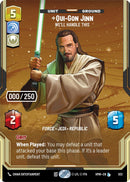 Qui-Gon Jinn - We'll Handle This (933) (Serialized) (933) [Homeworlds]