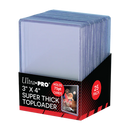 ULTRA PRO Super Thick Toploader 3" x 4" Regular Clear - 75PT (25 Pack)