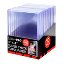 ULTRA PRO Super Thick Toploader 3" x 4" Regular Clear - 260PT (10 Pack)