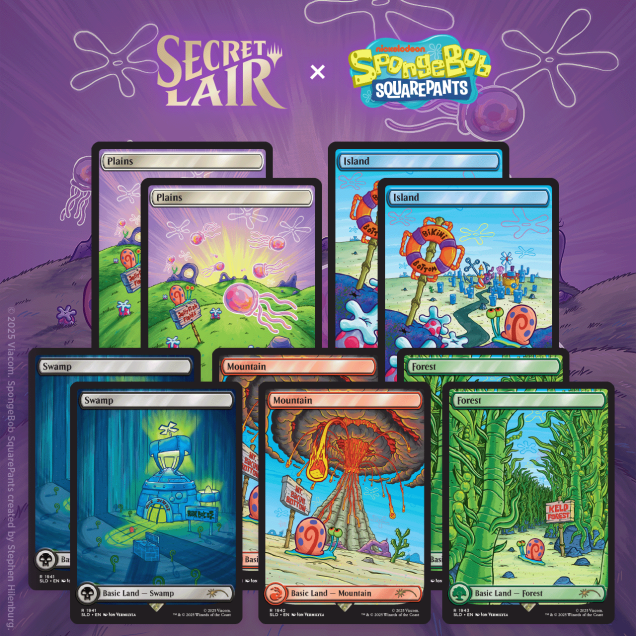 Secret Lair x SpongeBob SquarePants: Lands Under the Sea Non-Foil Edition
