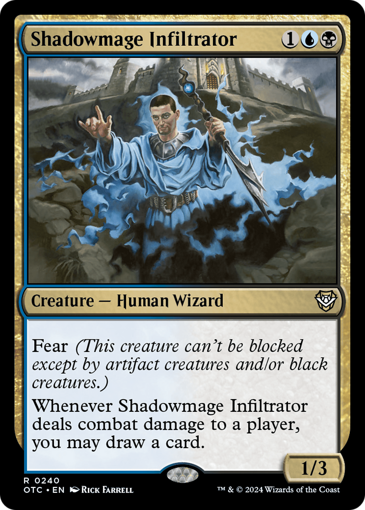 Shadowmage Infiltrator [Outlaws of Thunder Junction Commander]