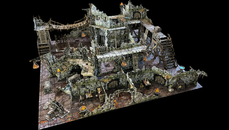 Maladum: Dungeons of Enveron (Kickstarter Edition) + Fantasy Dungeon Terrain Set