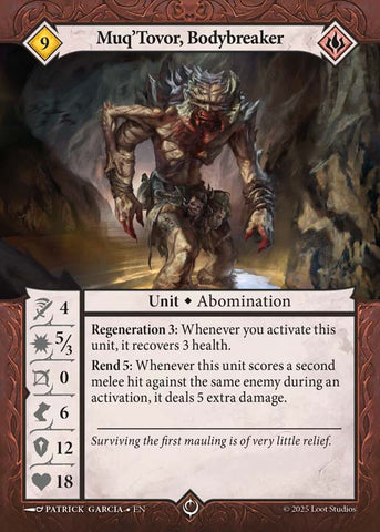 Muq'Tovor, Bodybreaker