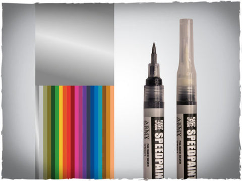Speedpaint Marker – Polished Silver Metallic