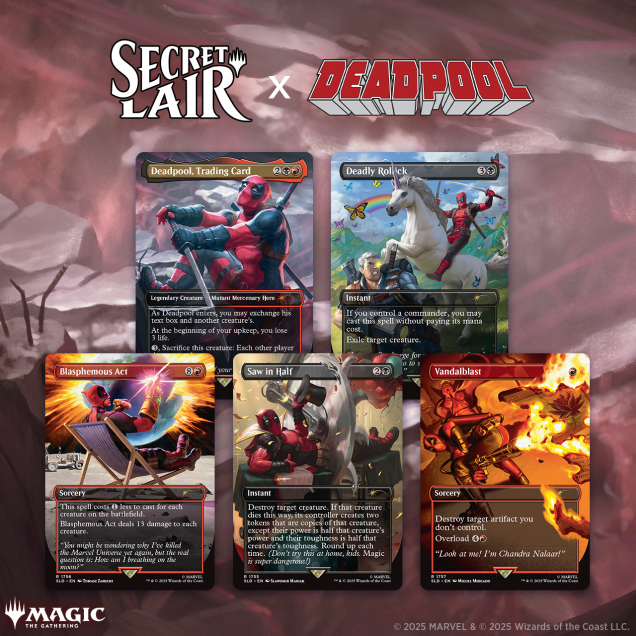 Secret Lair x Marvel's Deadpool Non Foil