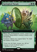 Springleaf Parade (Extended Art) [Lorwyn Eclipsed Commander]
