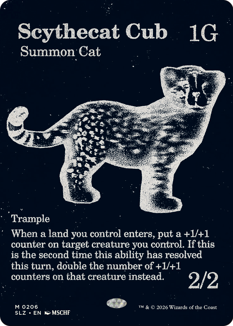 Scythecat Cub (0206) [Secret Lair x MSCHF: The Zeta Set]