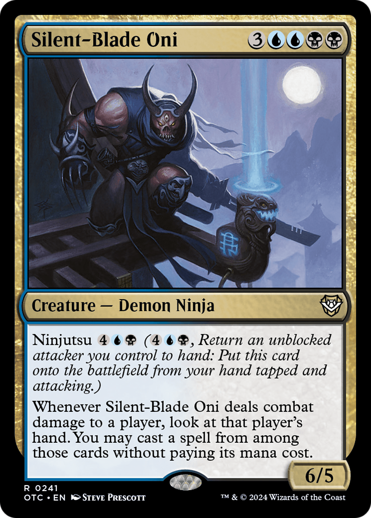 Silent-Blade Oni [Outlaws of Thunder Junction Commander]